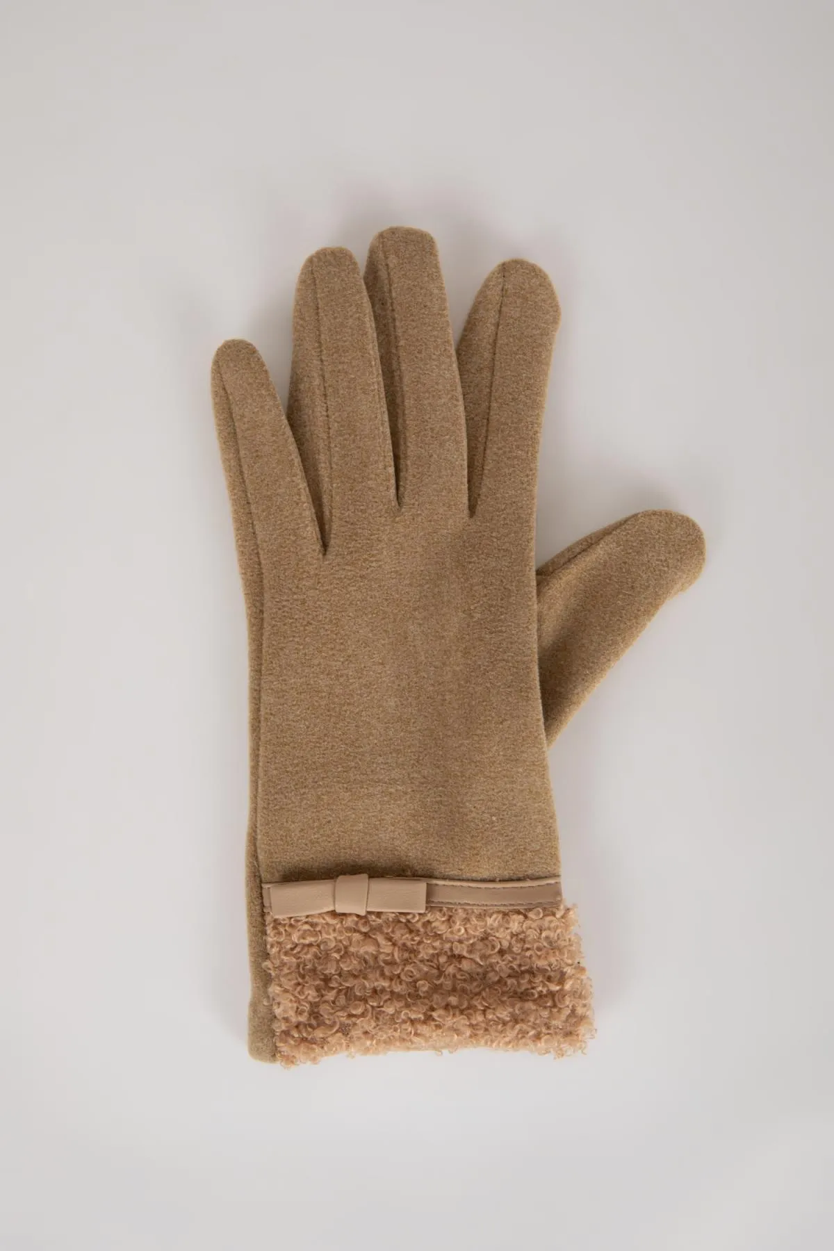 DeFacto  Handschuhe - Beige - Unifarben