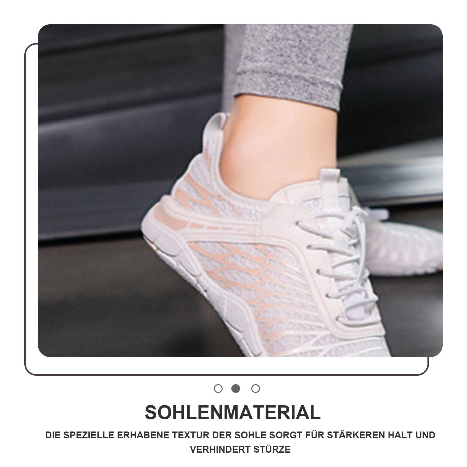 Daisred Strandschuhe Unisex Leicht Barfußschuhe schnelltrocknend Wasserschuh
