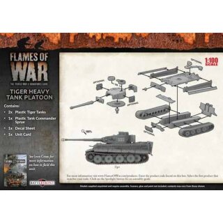 Tiger Heavy Tank Platoon (plastic)
