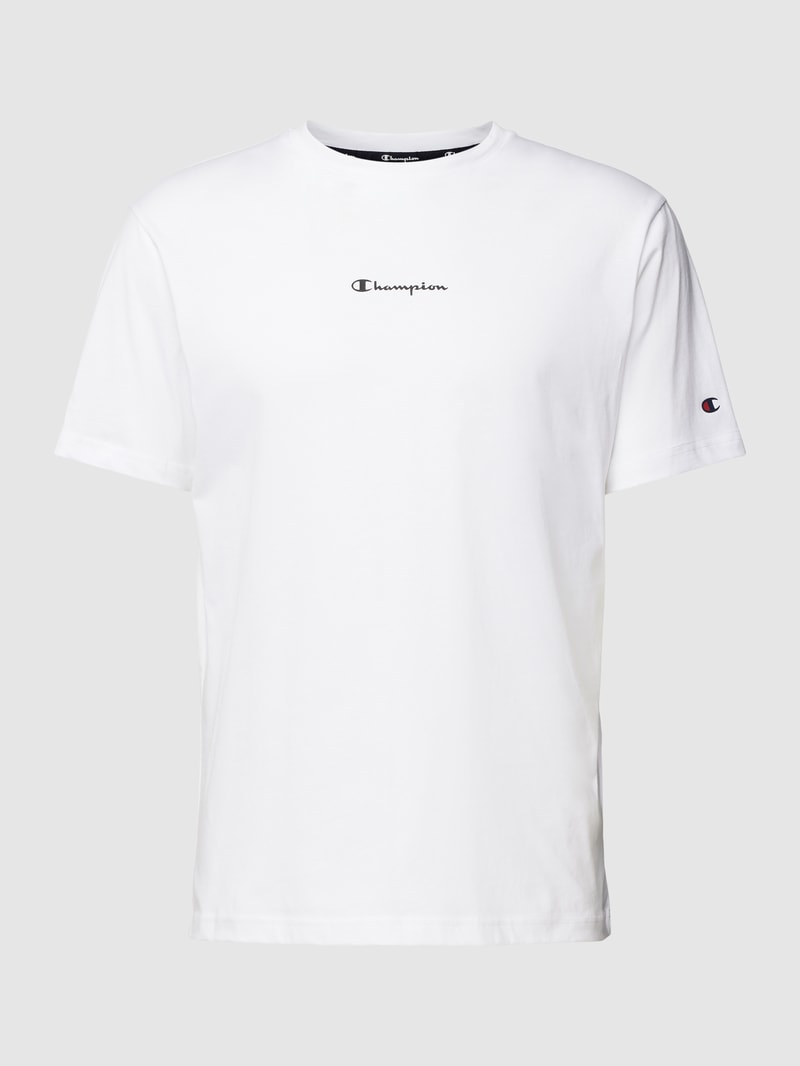 T-Shirt mit Label-Print Modell 'LEGACY CENTER' in weiß