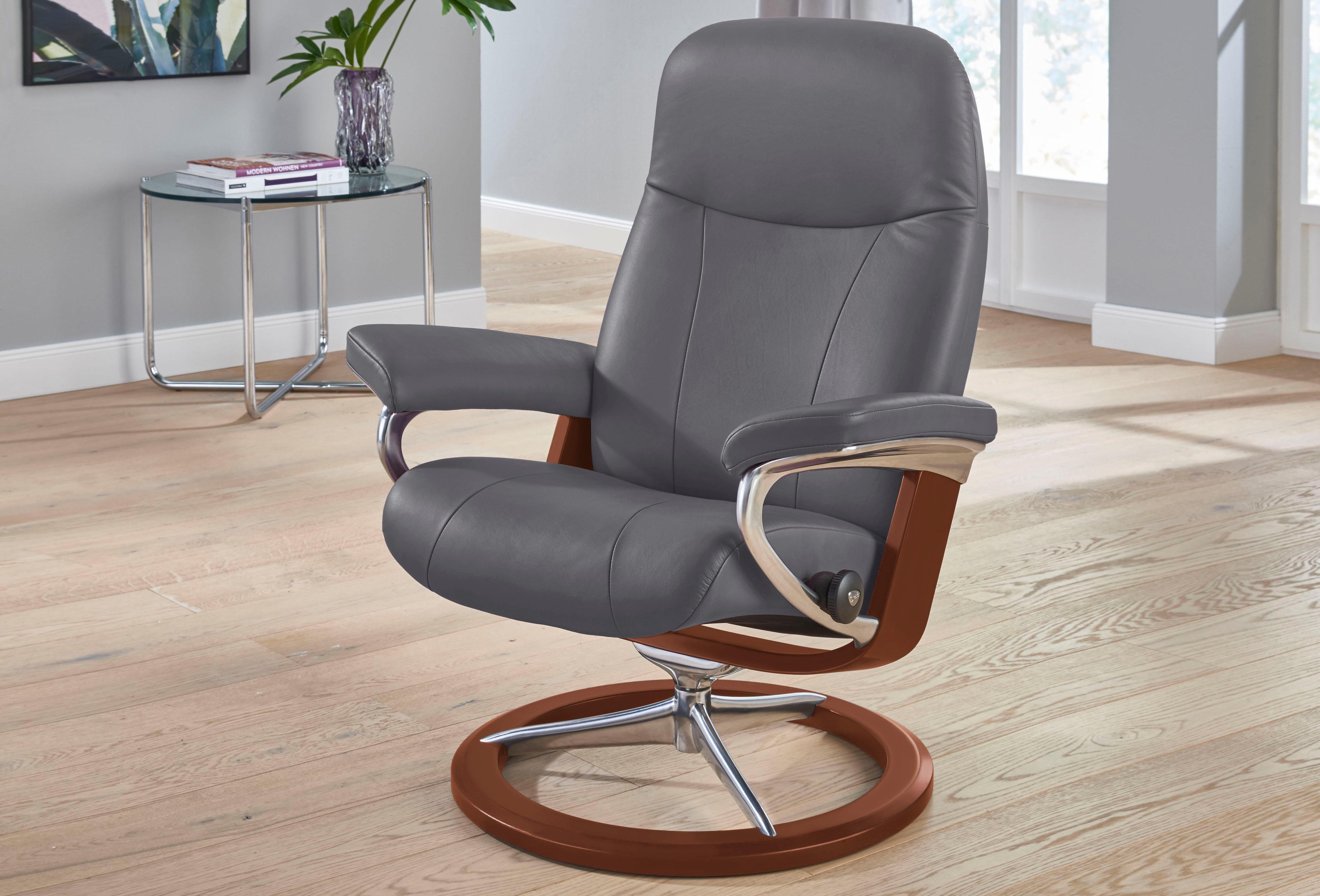 Stressless® Relaxsessel Garda (Set), mit Signature Base, Größe M, Gestell Braun