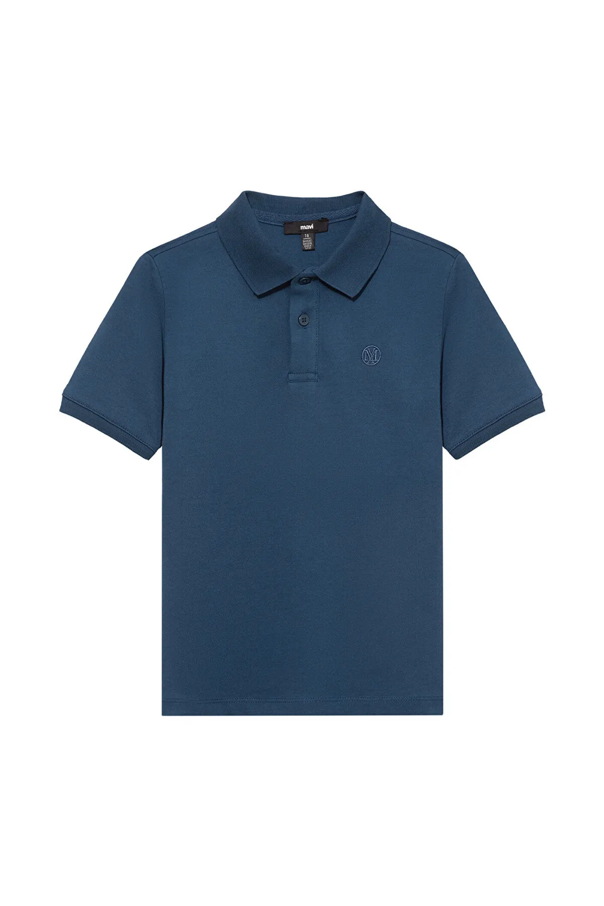 Mavi  Marineblaues Polo-T-Shirt, reguläre Passform/Regular Fit6610199-81802
