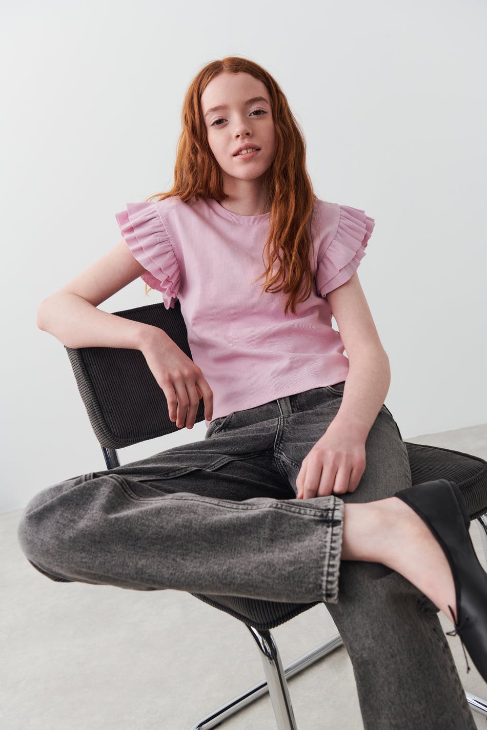 Y cute frill top