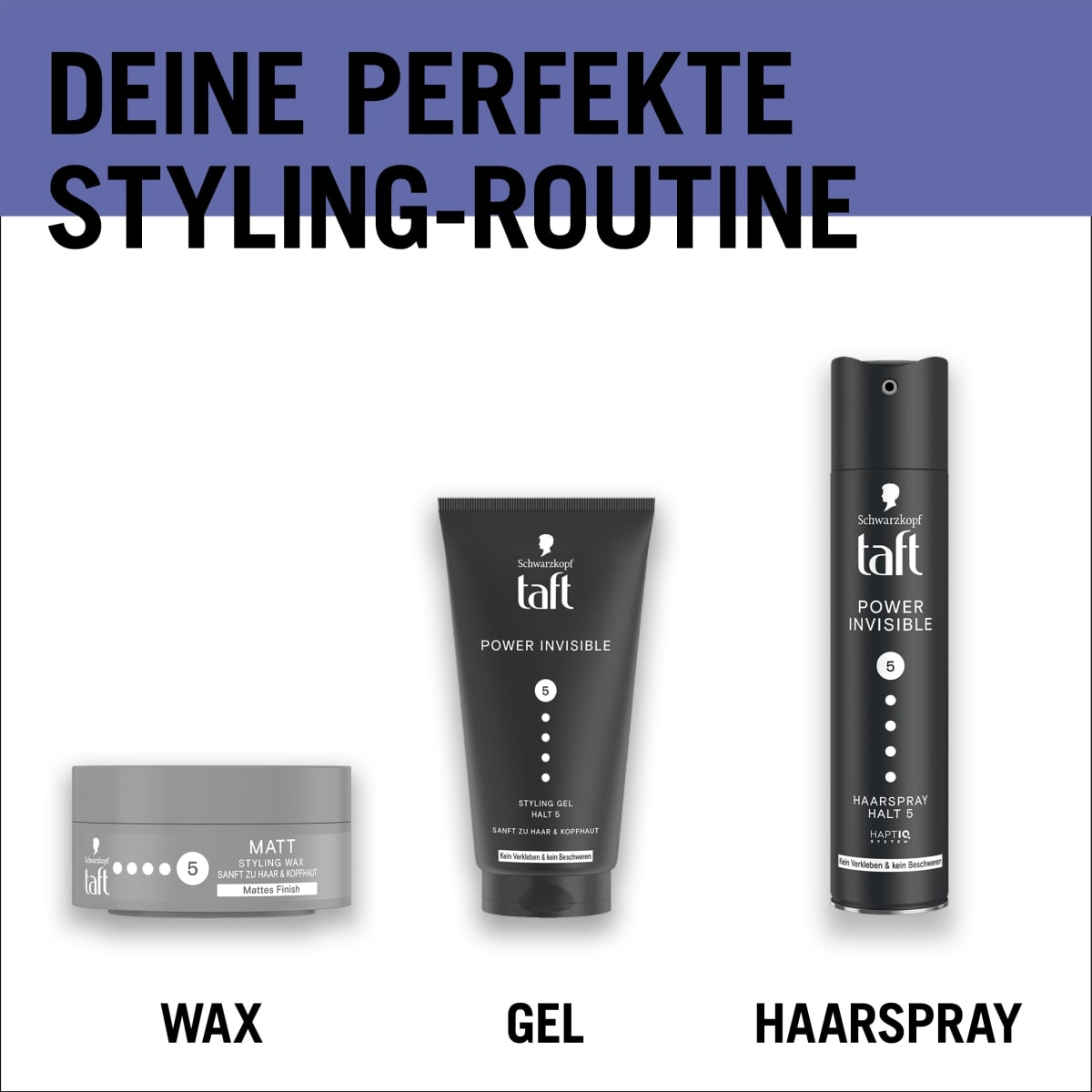 Haargel MATT WAX Halt 5, 75 ml