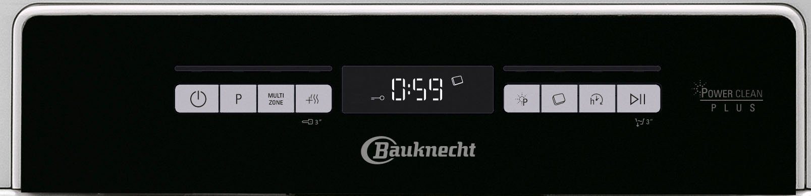 BAUKNECHT Unterbaugeschirrspüler, BSUO 3O21 PF X (2), 10 Maßgedecke