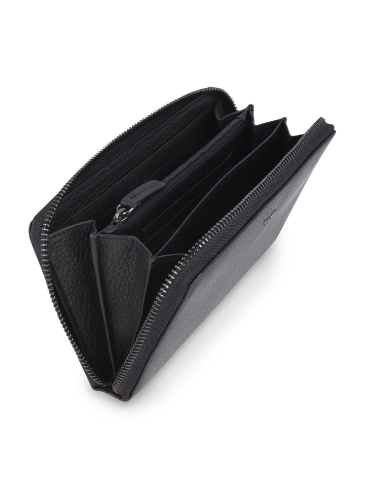 Police Geldbörse Leder 19 cm in black günstig kaufen onesize