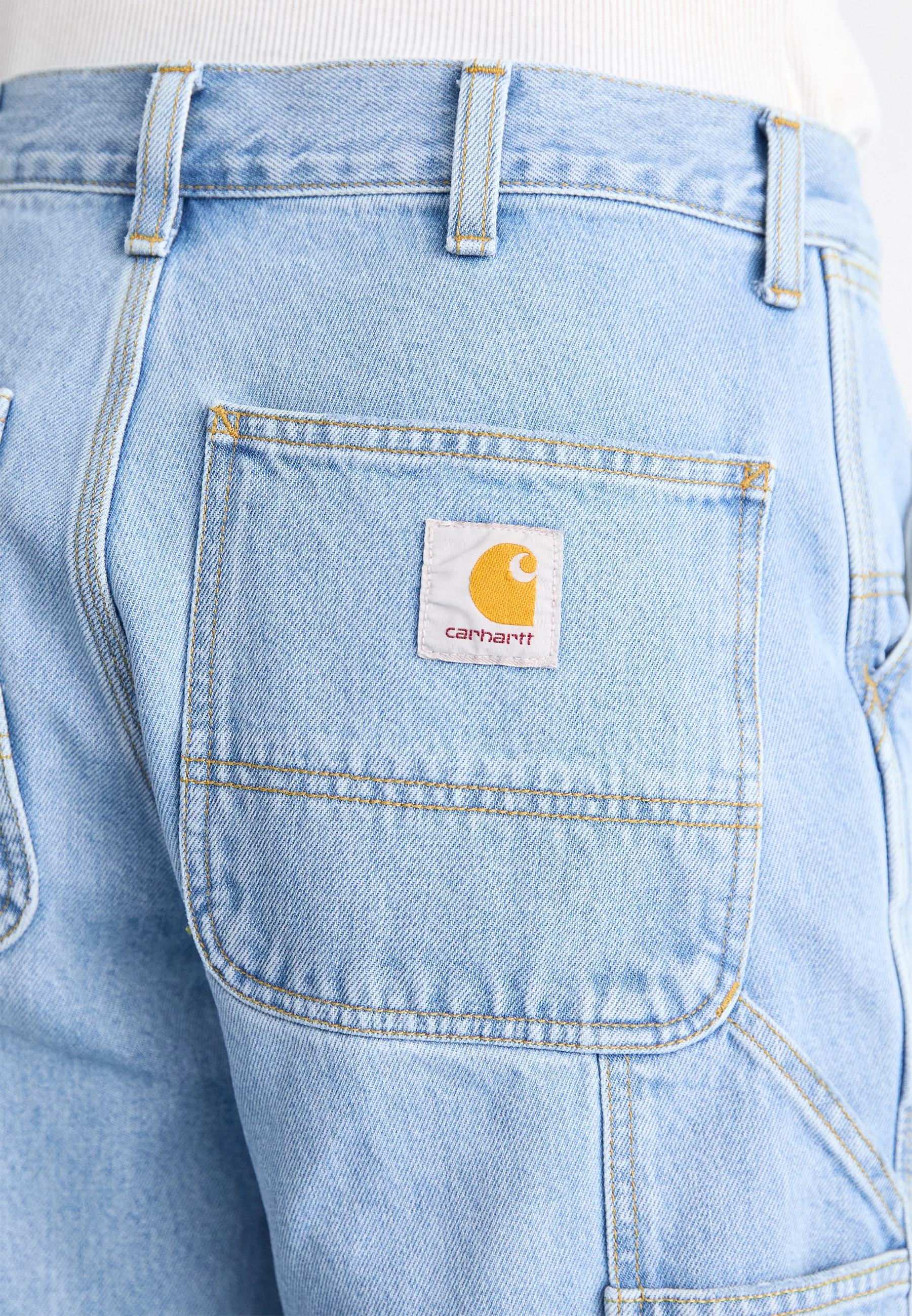 Carhartt WIP SINGLE KNEE - Pantalones cortos vaqueros