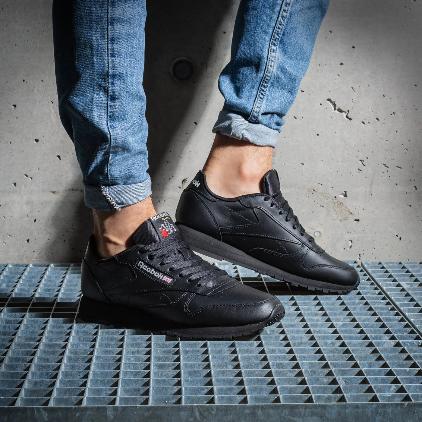 REEBOK CLASSIC LEATHER Schwarz
