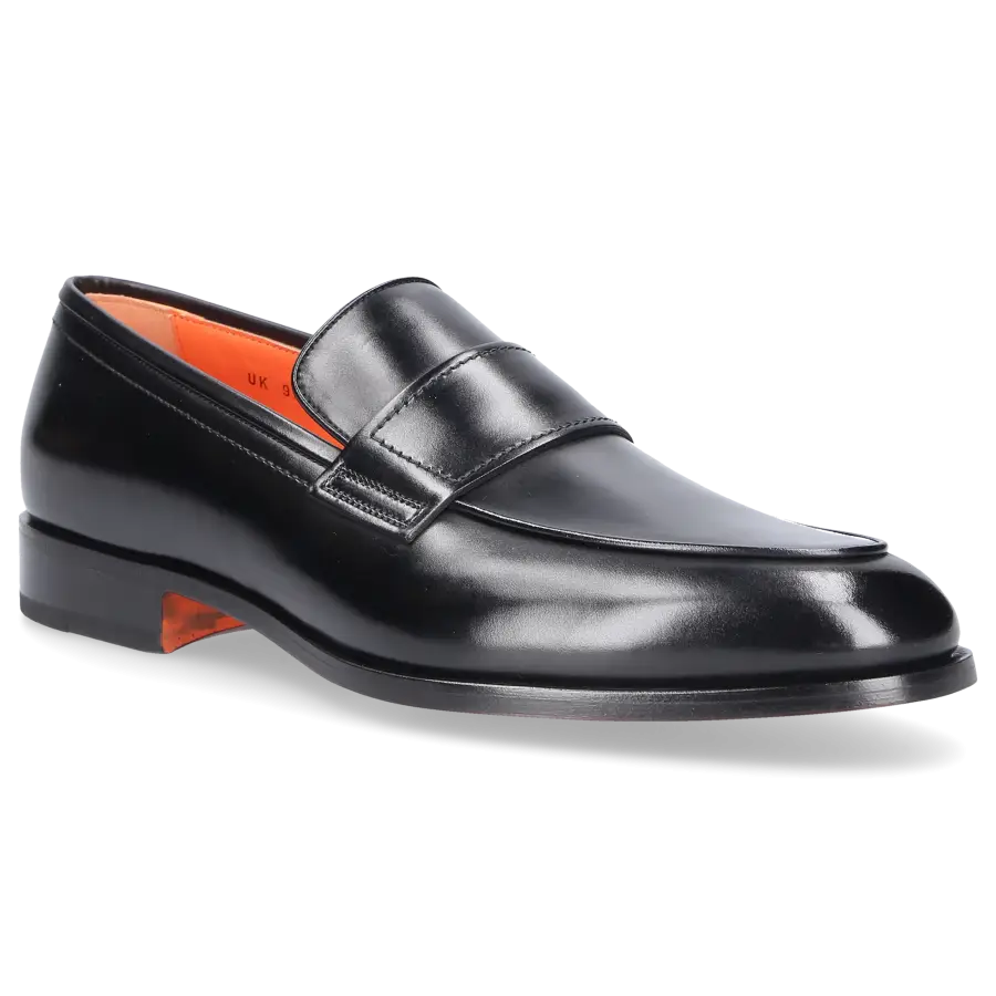 Santoni - Loafer 18465 Kalbsleder - schwarz