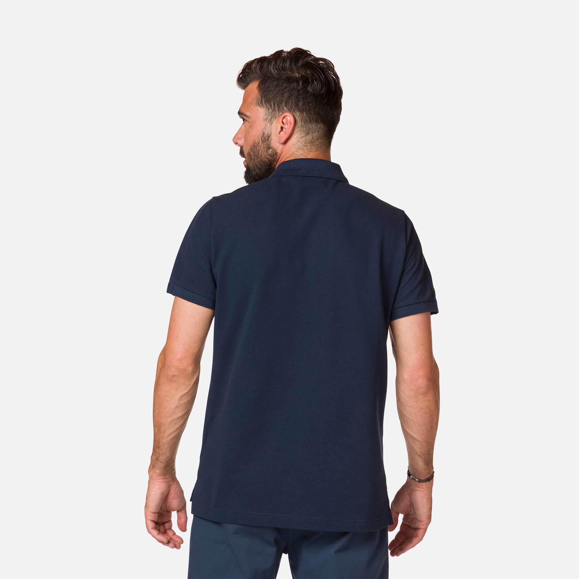 Polo logo rayé homme