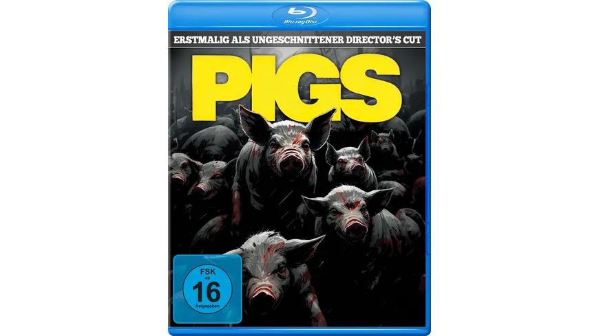 PIGS - Uncut Director's Cut (in HD neu abgetastet, mit VHS-Artwork als Wendecover)