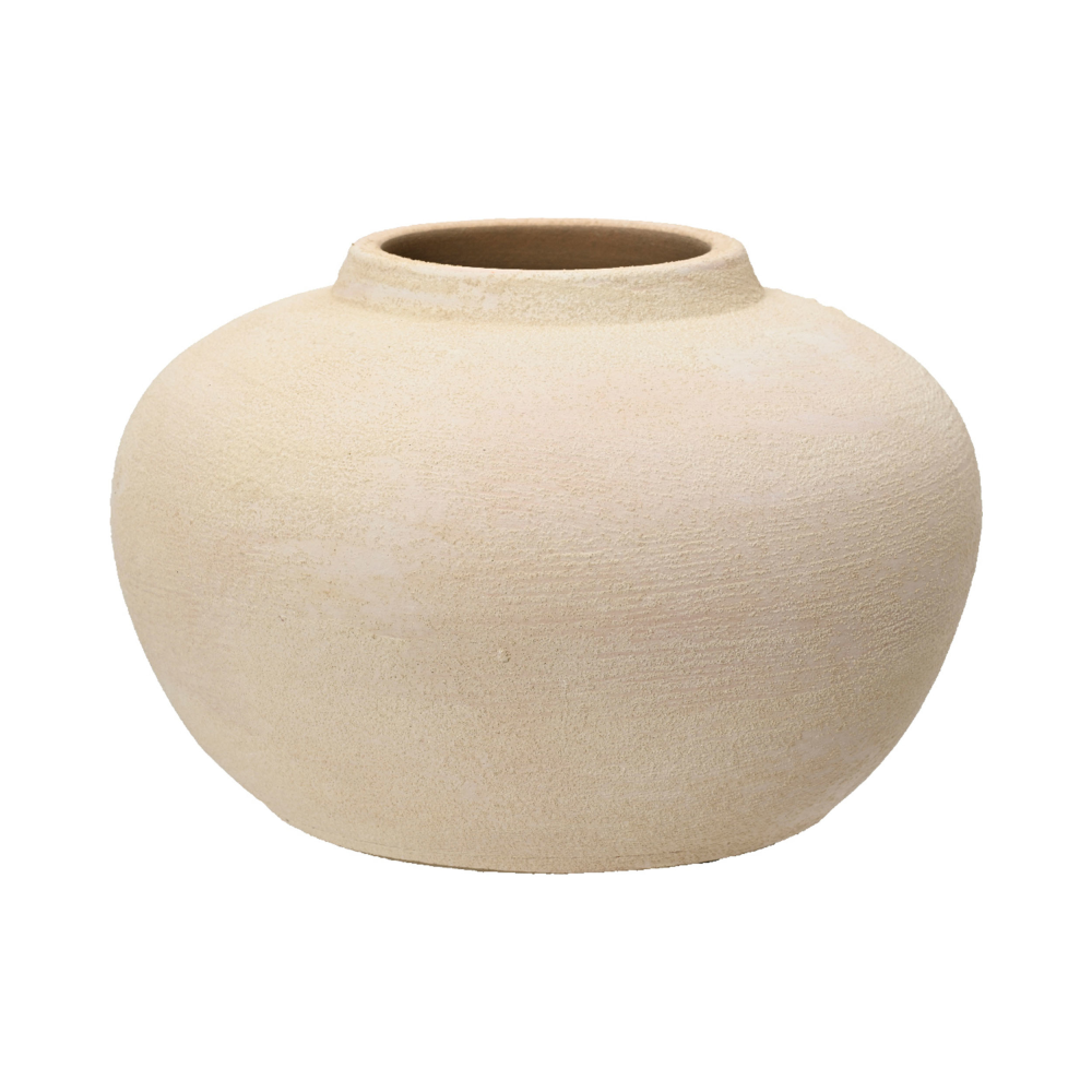 Vase sandfarben