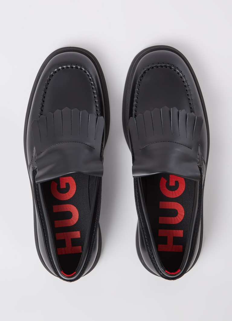 Mocasini din piele HUGO BOSS