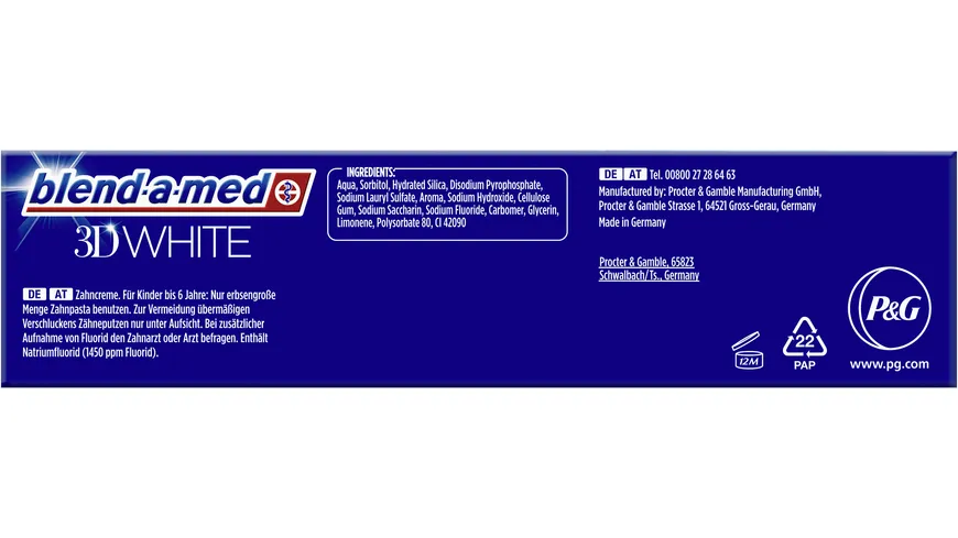 Blend-A-Med Zahnpasta 3DW Arctic Fresh 75ml 75 ml