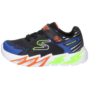 Skechers Flex Glow Bolt Sneaker in schwarz