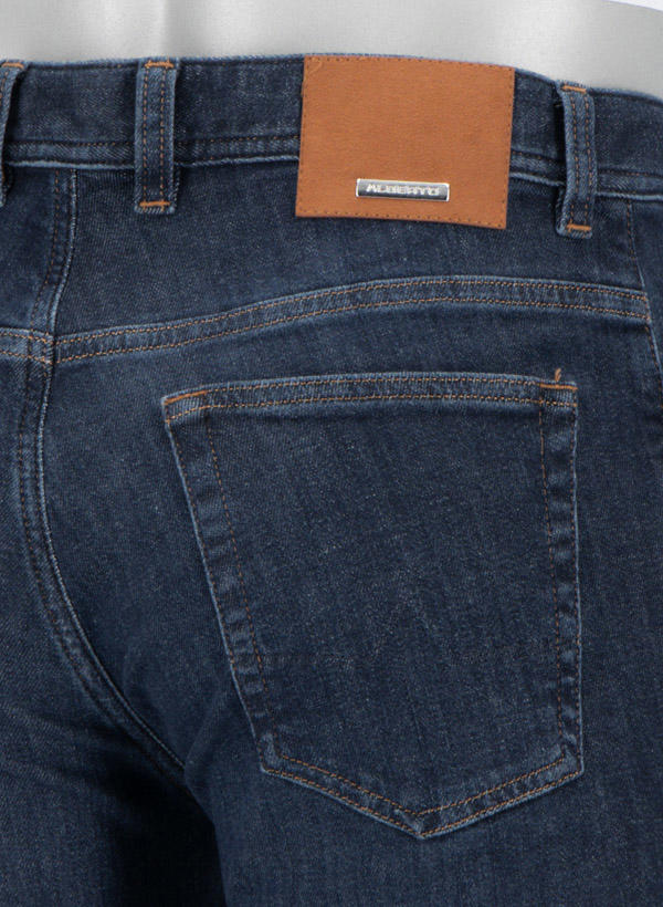 Alberto, Jeans Pipe, Regular Fit, Kaschmir-Baumwolle, jeansblau