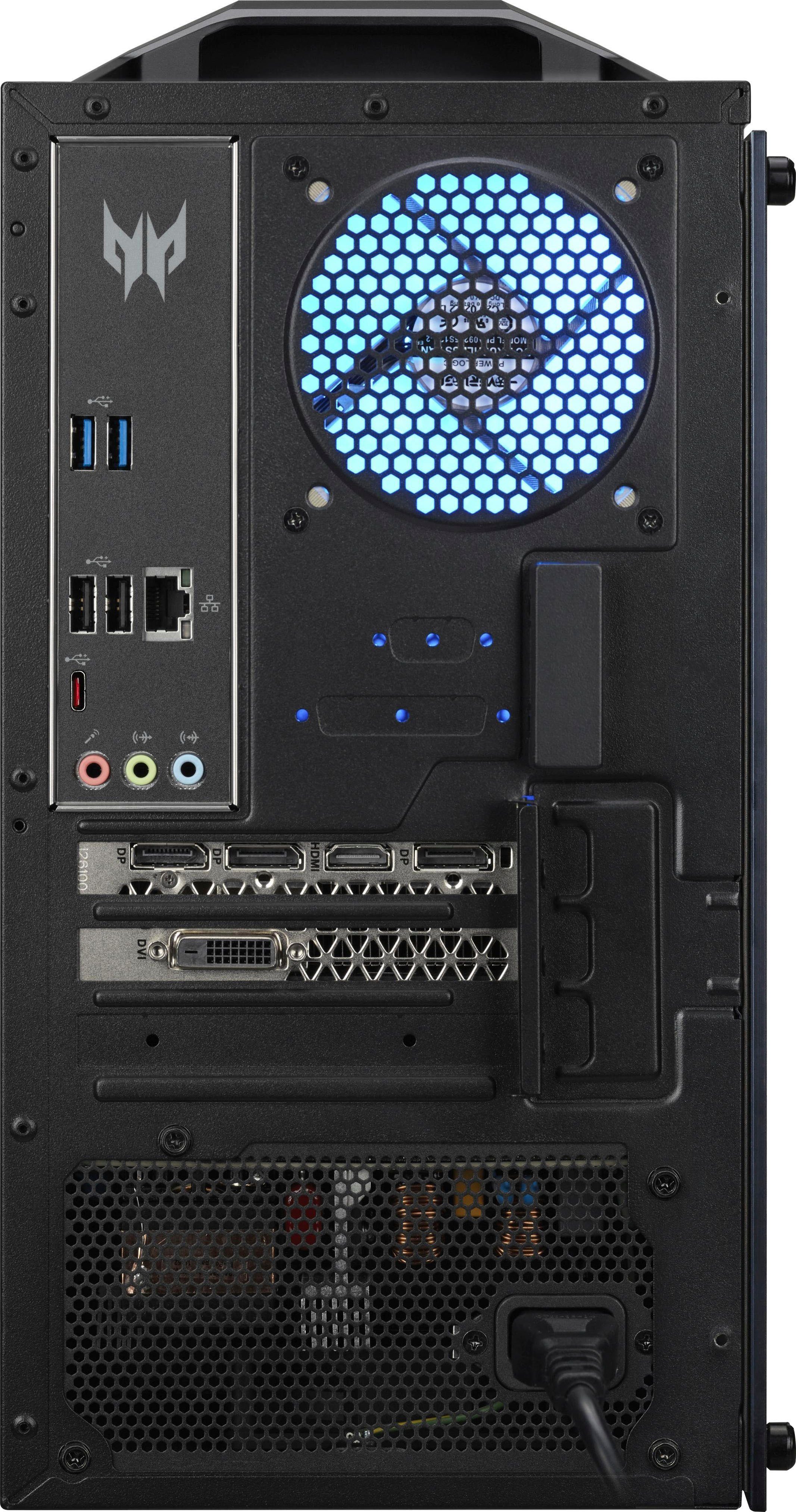 Acer Predator Orion 3000 (PO3-630) Gaming-PC (Intel® Core i7 11700F, GeForce GTX 1660 Super, 16 GB RAM, 1000 GB HDD, 512 GB SSD, Luftkühlung)