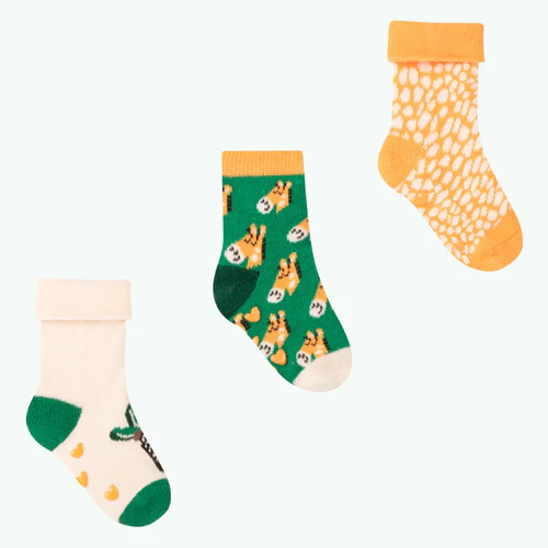 Little Explorer - Pack de chaussettes bébé vert