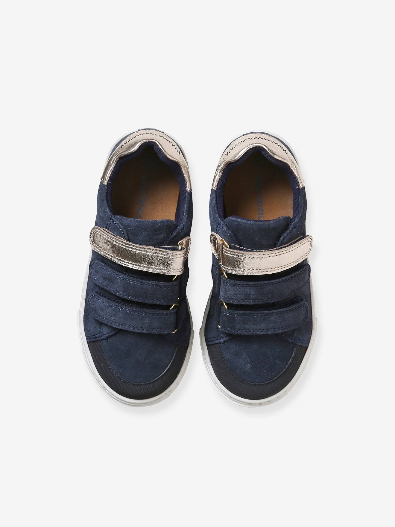 Vertbaudet Mädchen Klett-Sneakers - marine