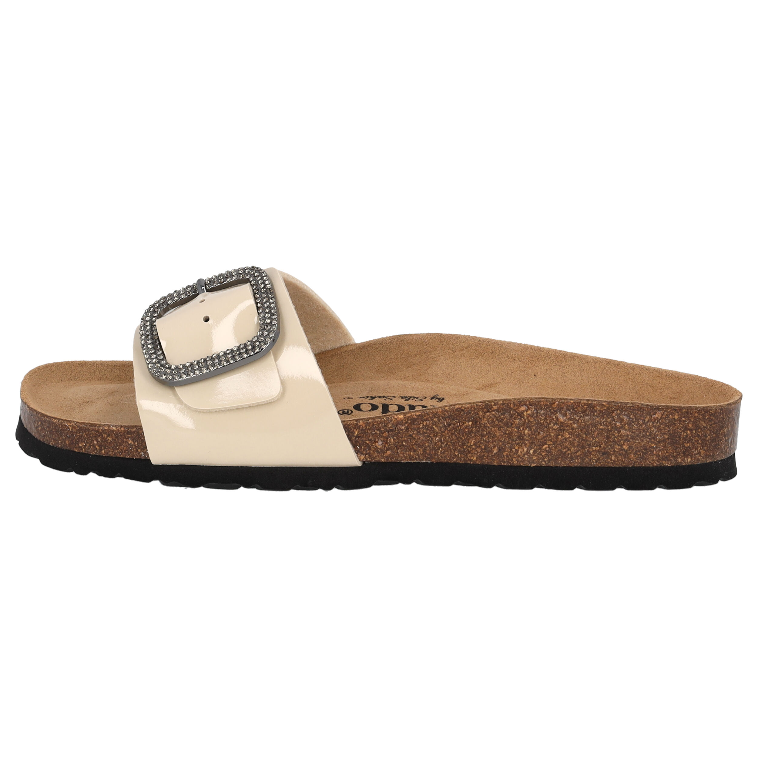 Palado Malta BX by Sila Sahin, Pantoletten, Damen, Beige Lack