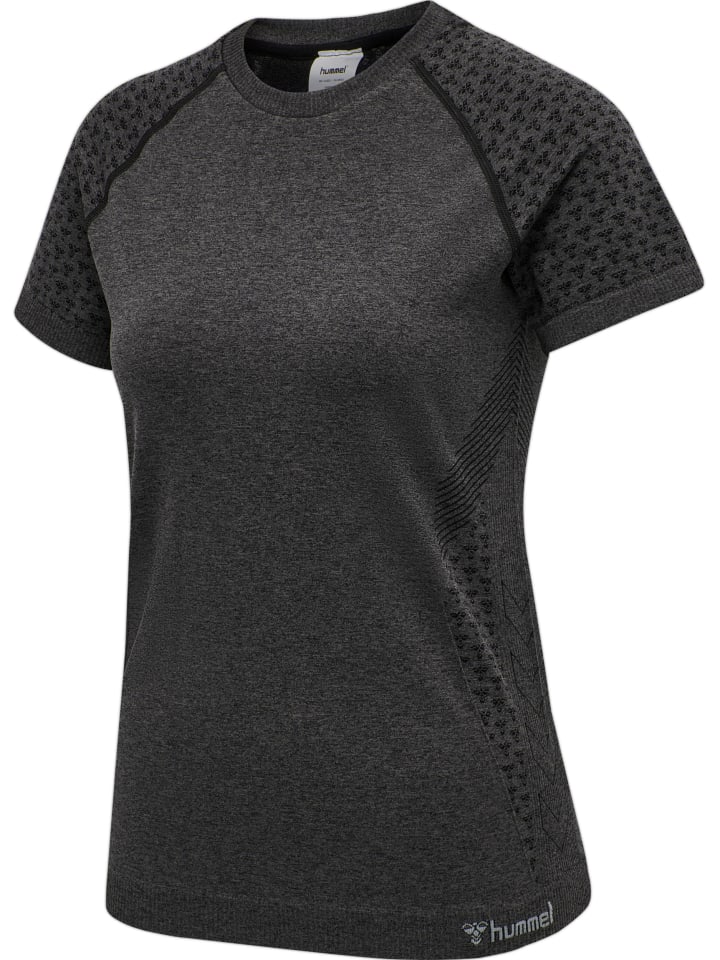 Hummel Hummel T-Shirt Raglanärmel Hmlci Damen in BLACK MELANGE günstig kaufen