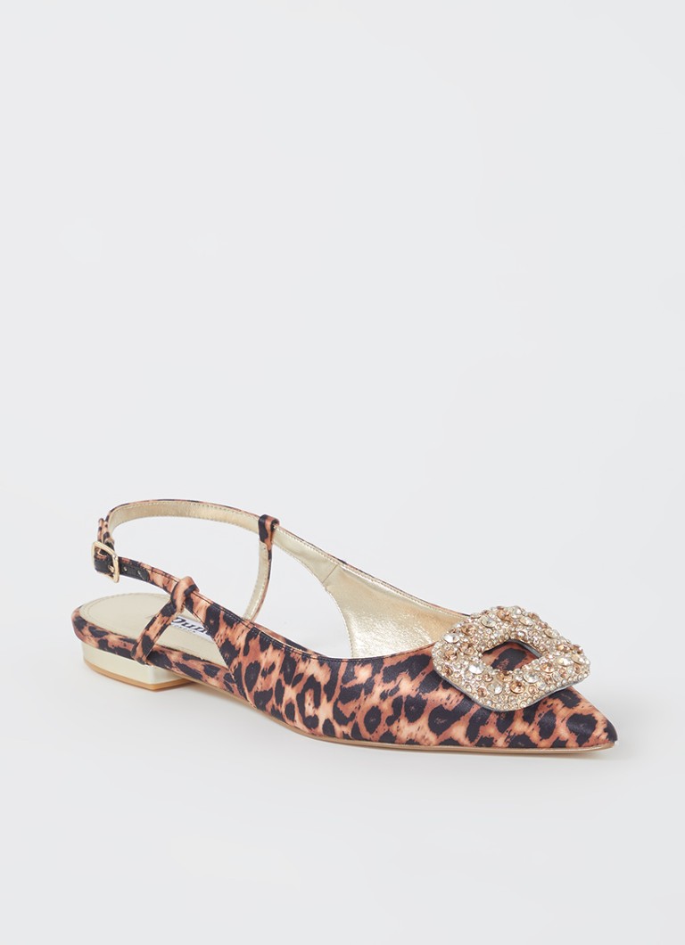 Dune London Confidence slingback with rhinestones