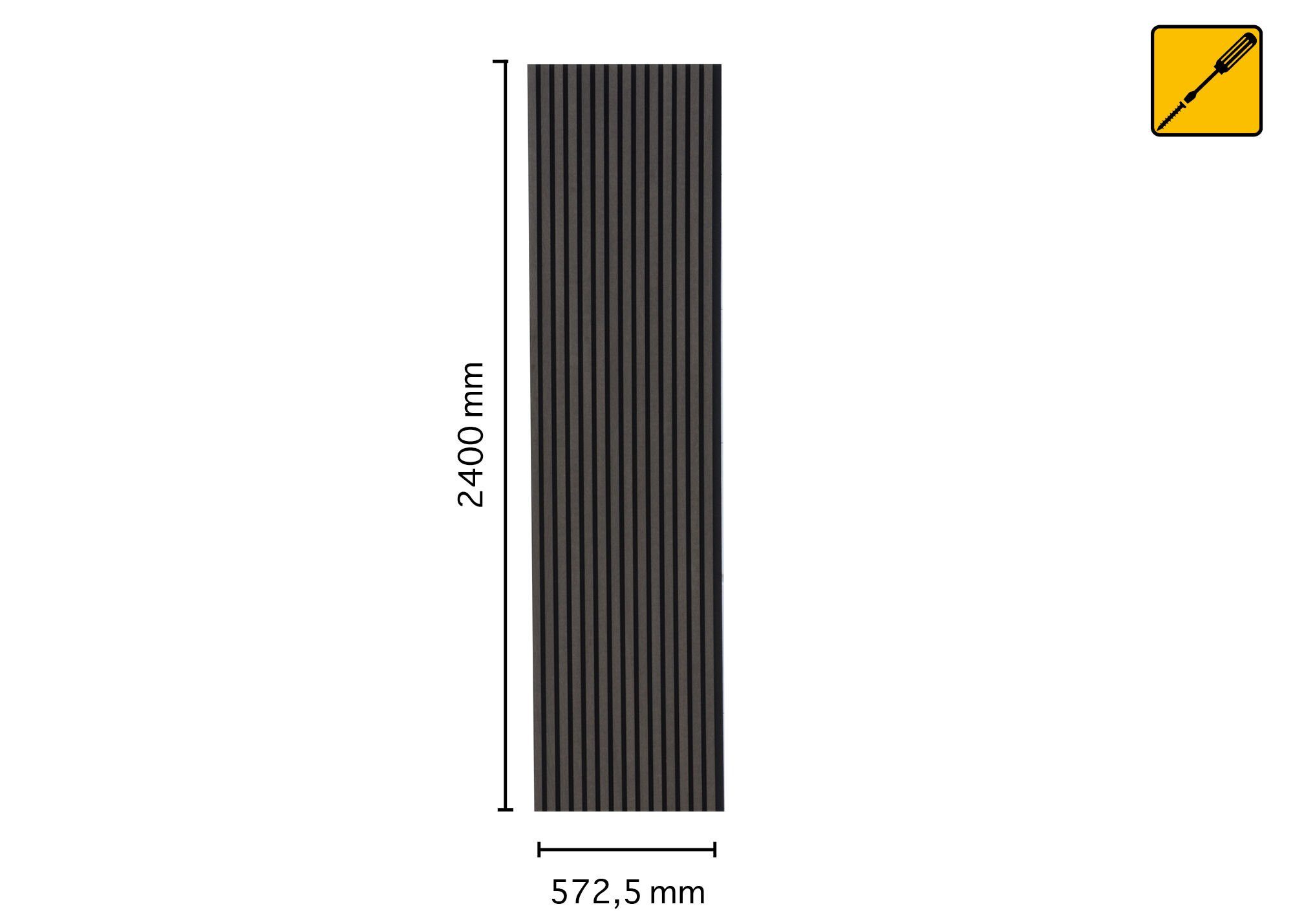 nestup Wandpaneel softsonic, BxL: 57.25x240 cm, (1-tlg) Akustikpaneele aus nachhaltigen Materialien