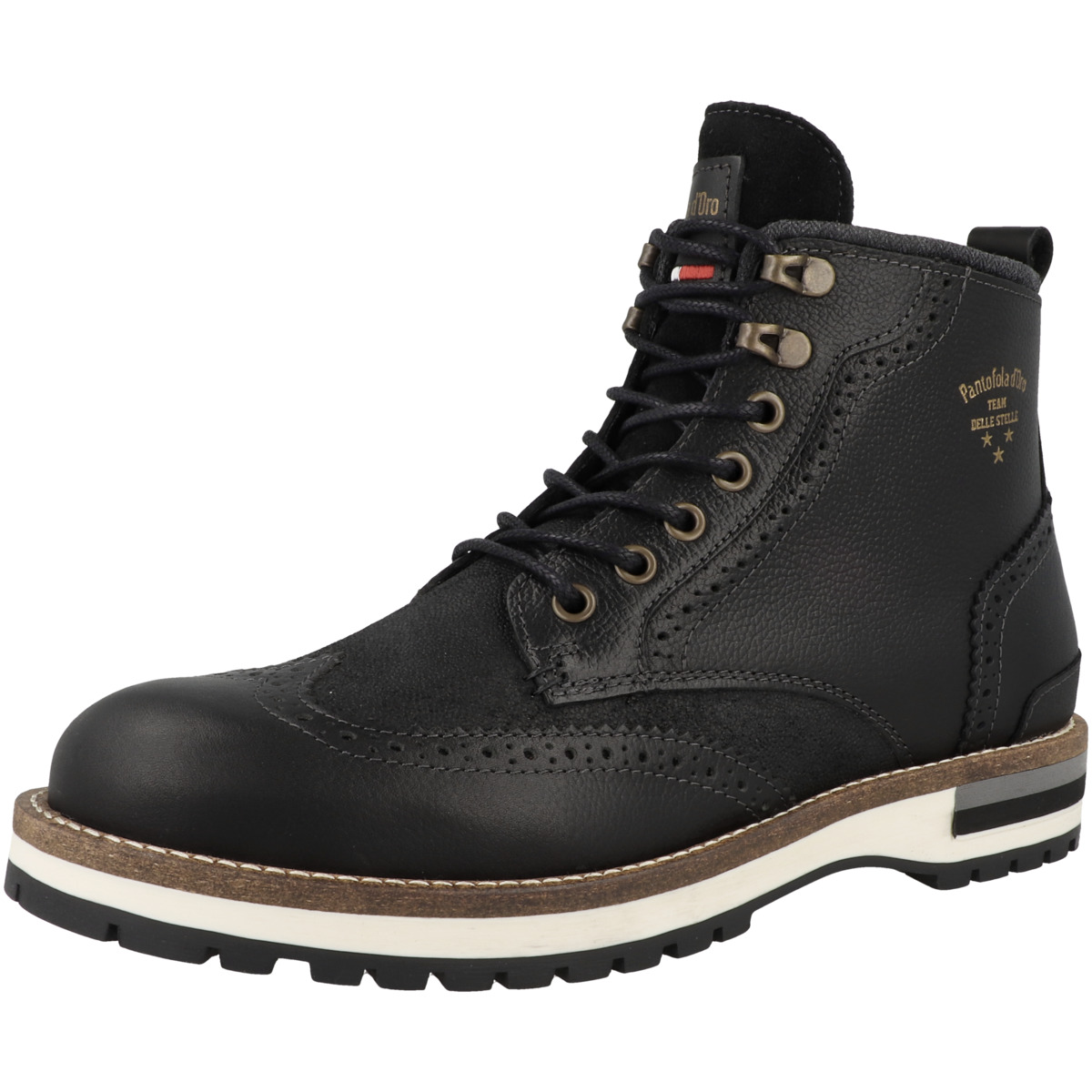 Pantofola d'Oro Tocchetto 2.0 Uomo High Schnürboots schwarz