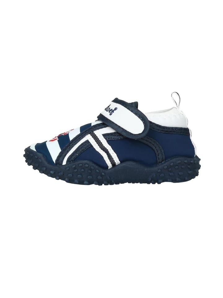 Playshoes Aqua-Schuh maritim in Marine/weiß günstig kaufen 18/19