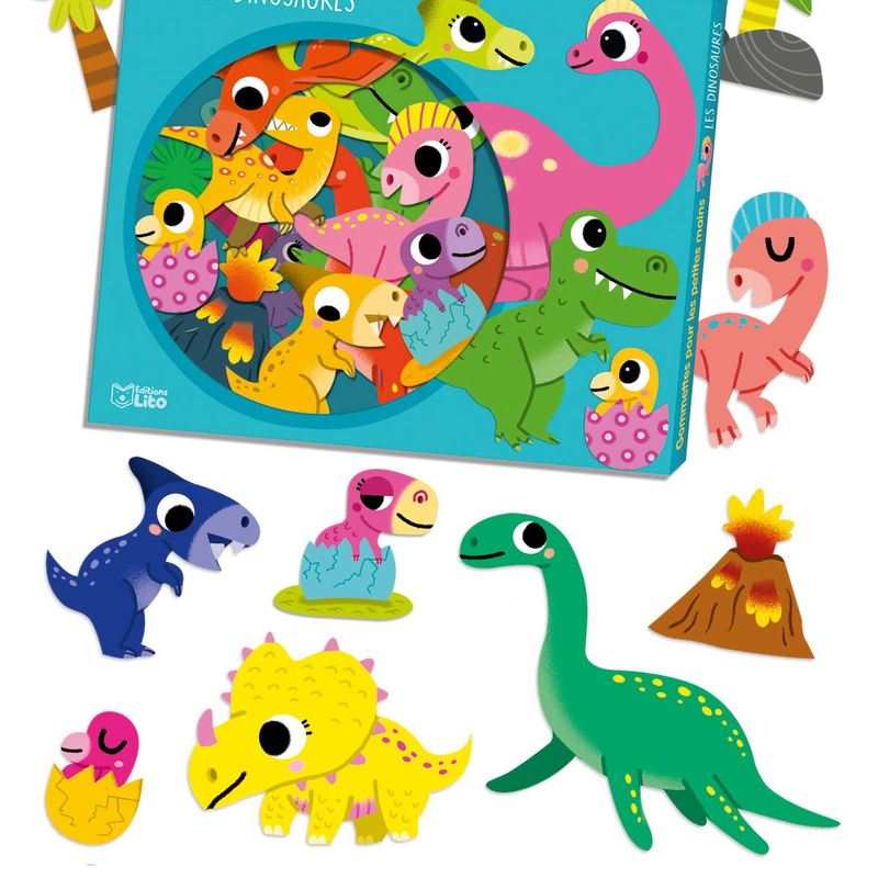 50 gommettes bébés dinosaures - Lito