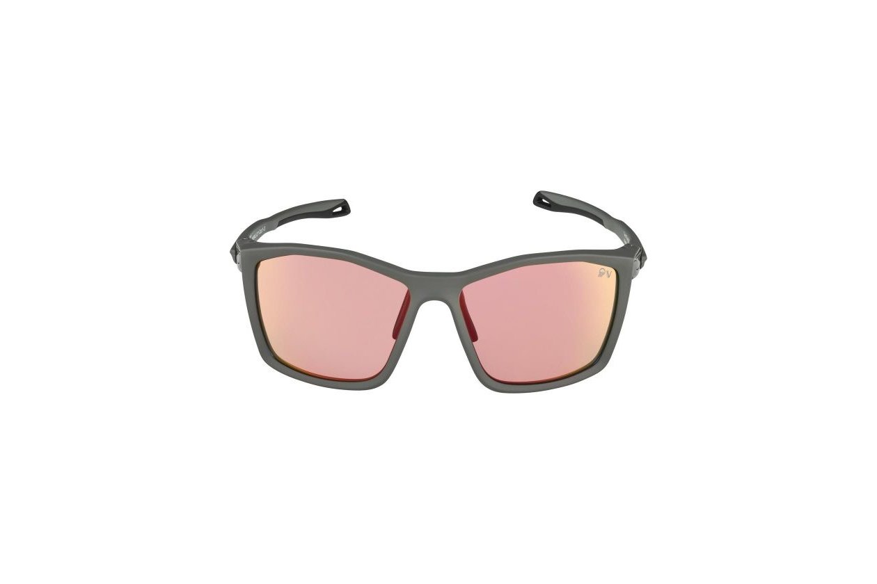 Alpina Twist Five QV moon grey matt / rainbow mirror lens