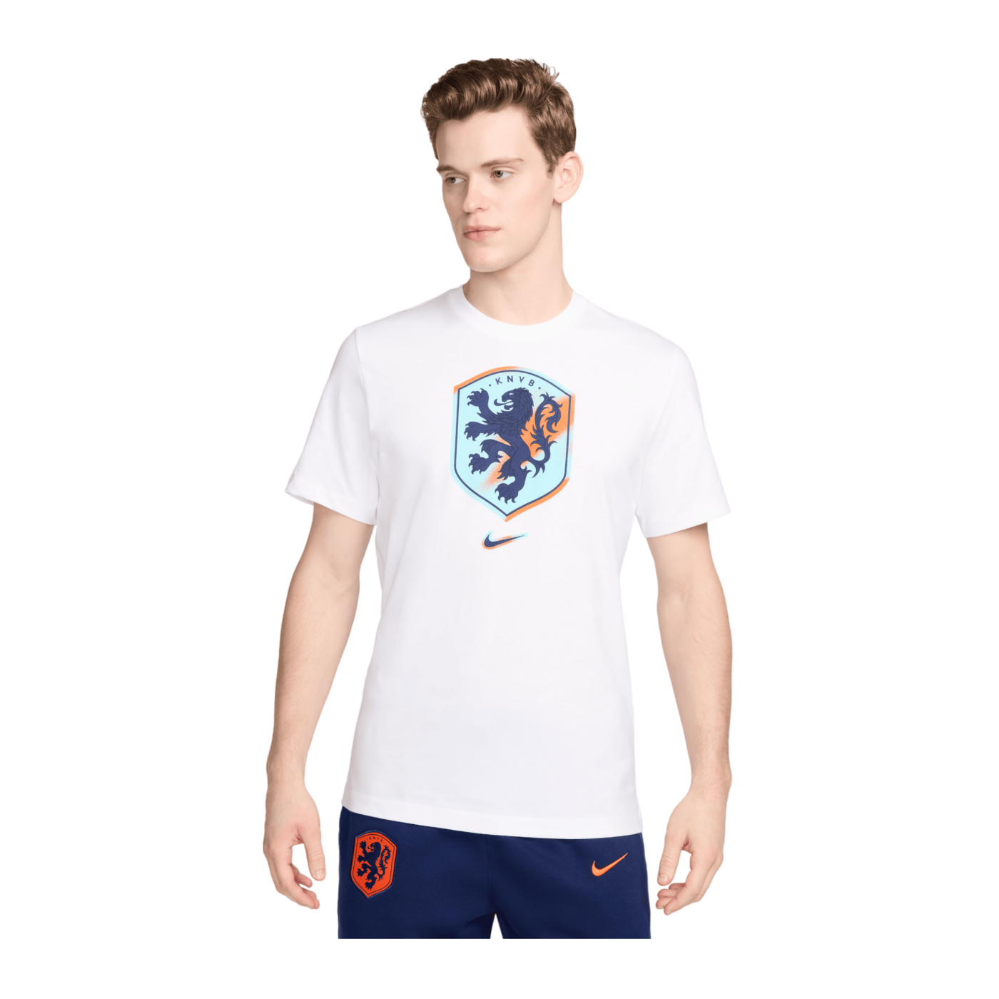 Nike Niederlande Crest T-Shirt EM 2024 Weiss F100