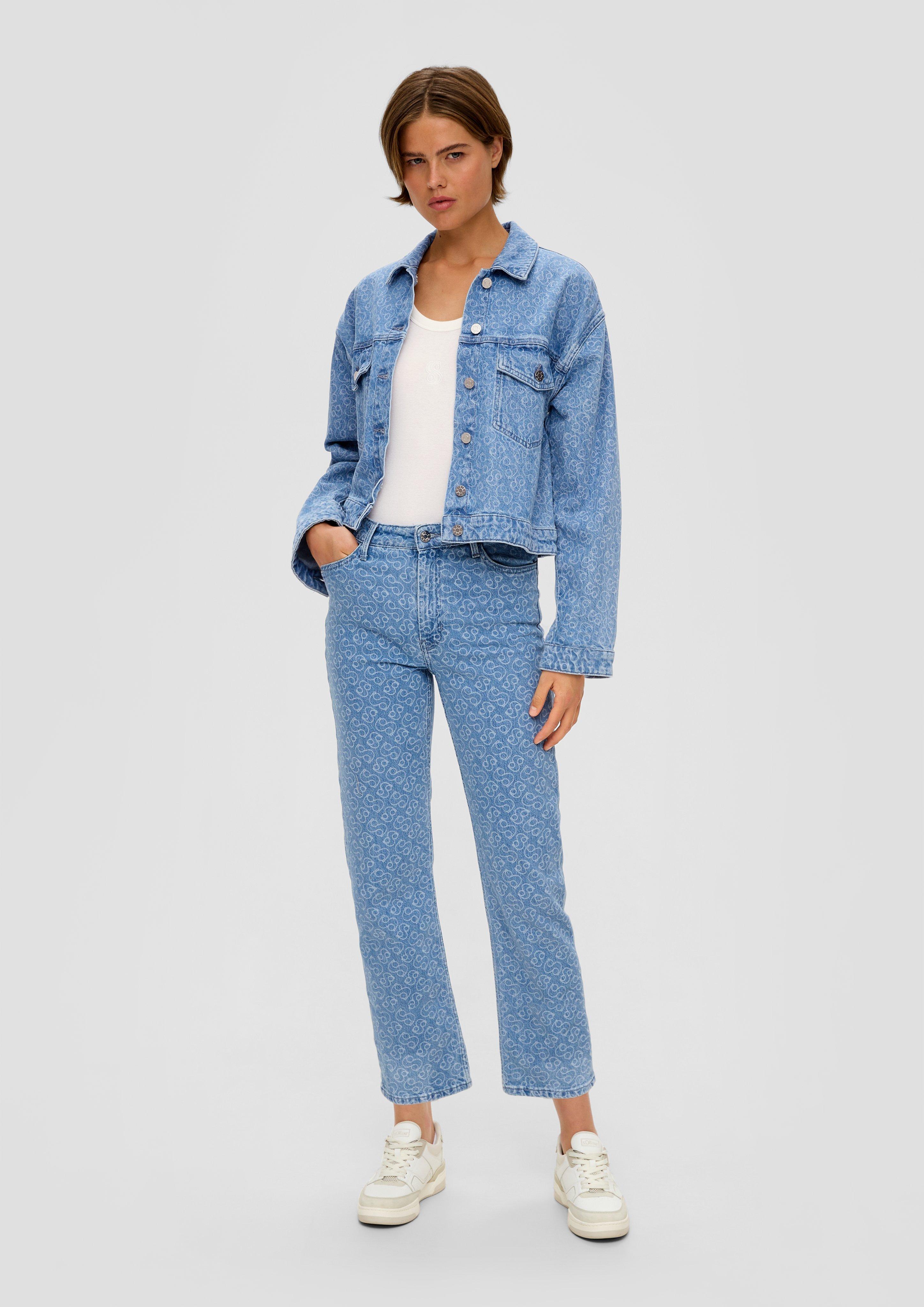 360° Denim / Cropped-Jeans Karolin / Regular Fit / High Rise / Straight Leg  2135810-53Z4