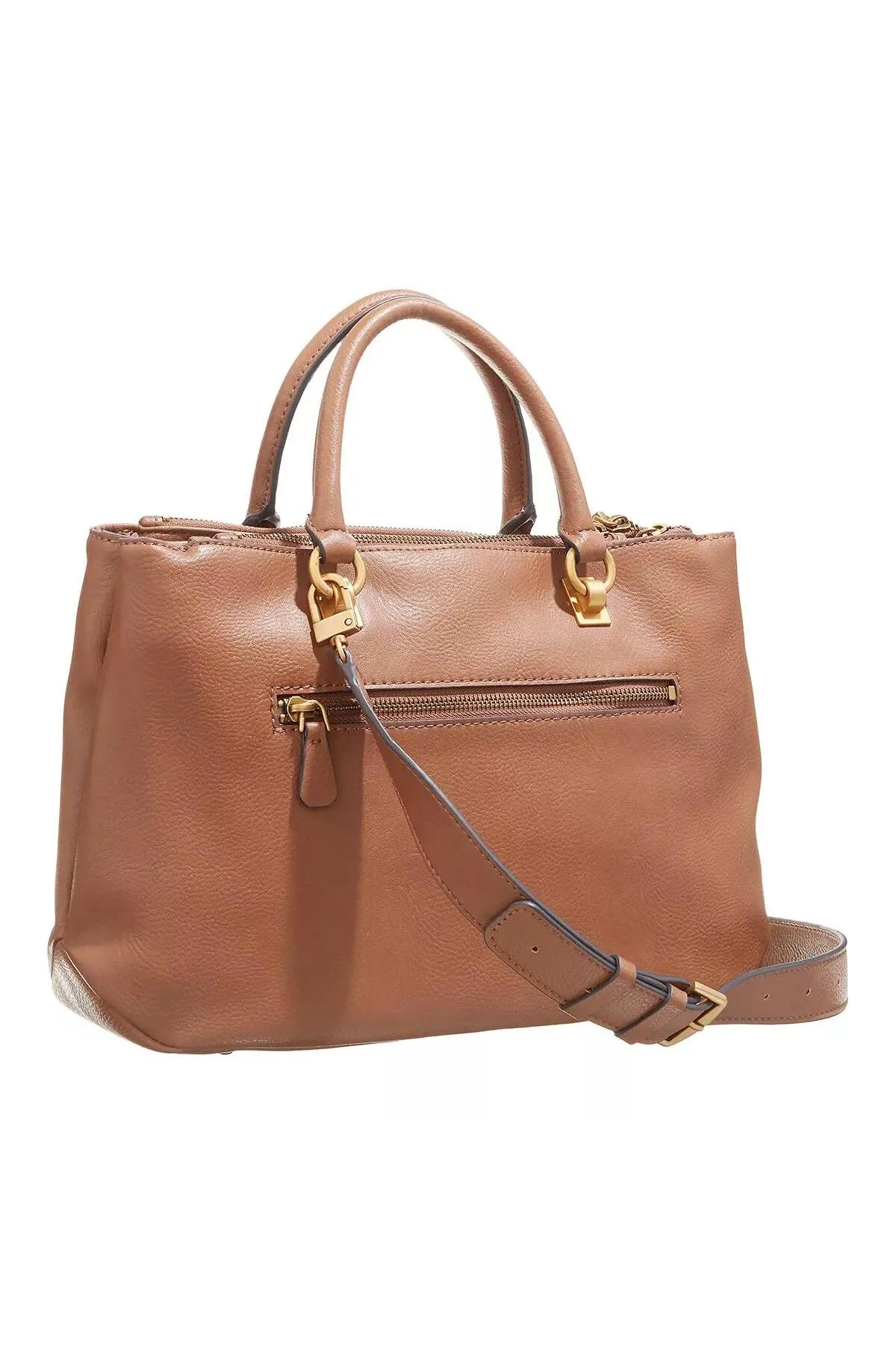 Guess  Arja Luxus Satchel Cognac