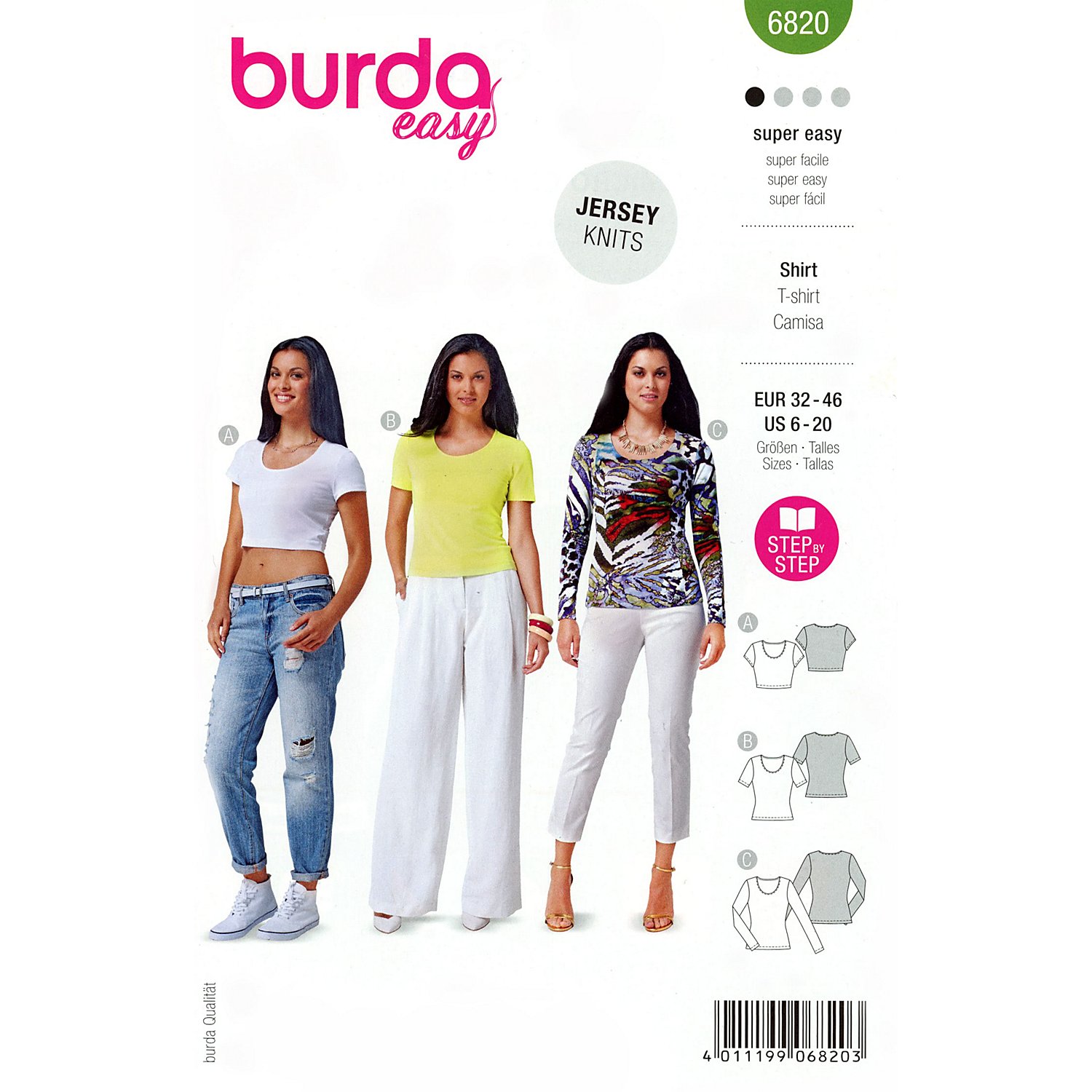 burda Schnitt 6820 