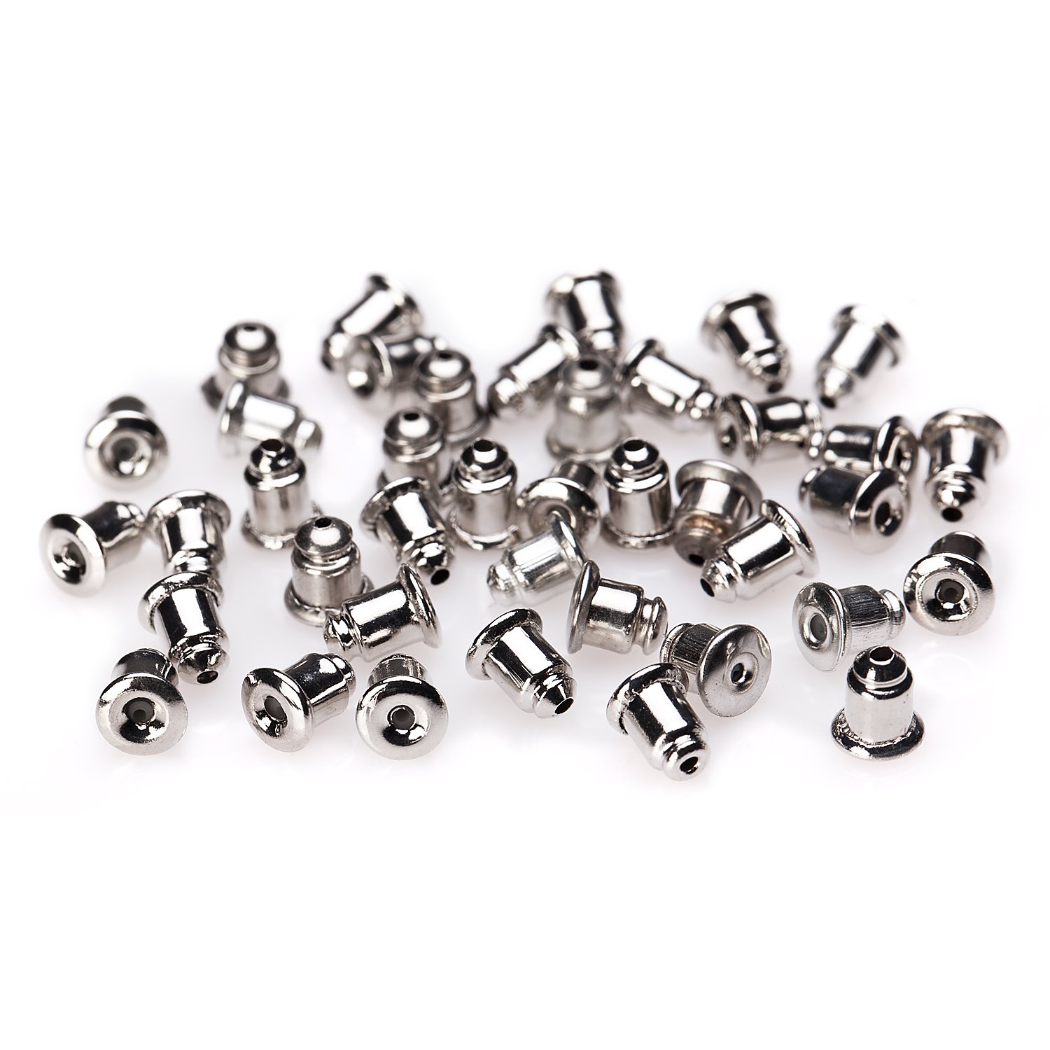 Perlenstopper, silber, 5 mm, 100 Stück