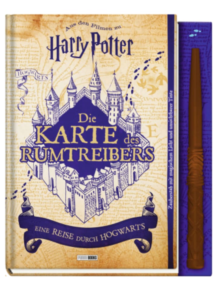 Panini Books Buch - Harry Potter: Die Karte des Rumtreibers, m. Zauberstab günstig kaufen onesize