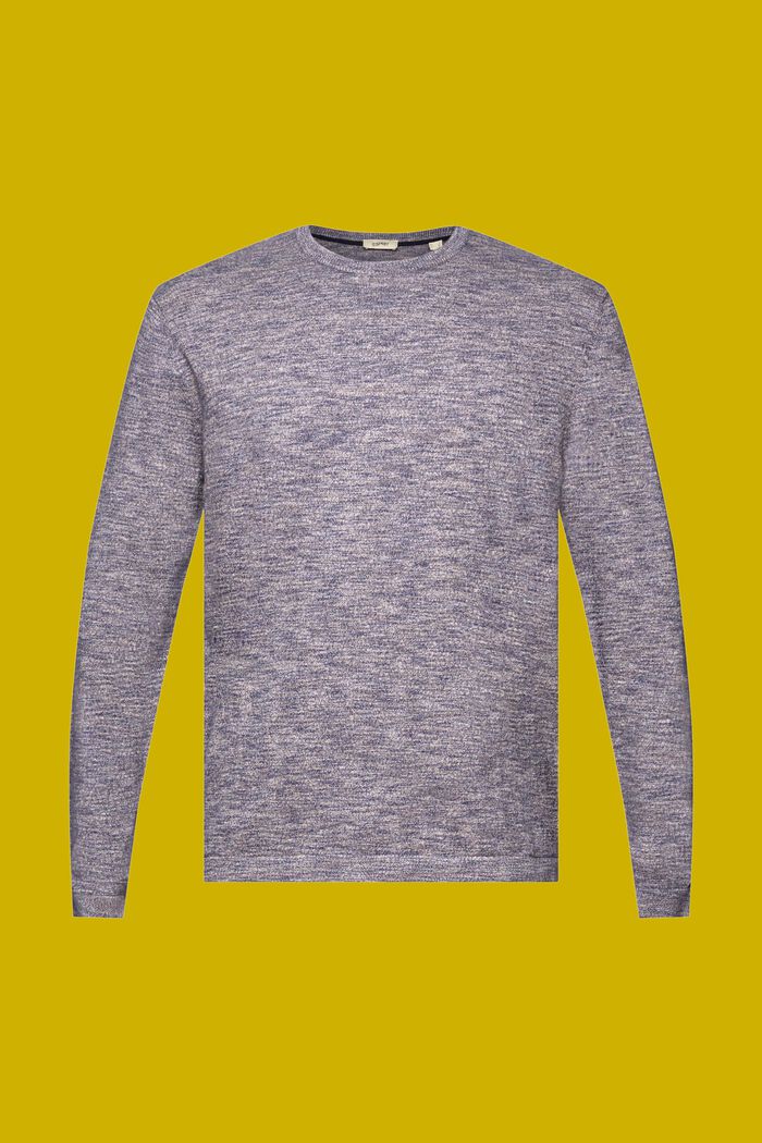 Melierter Strickpullover