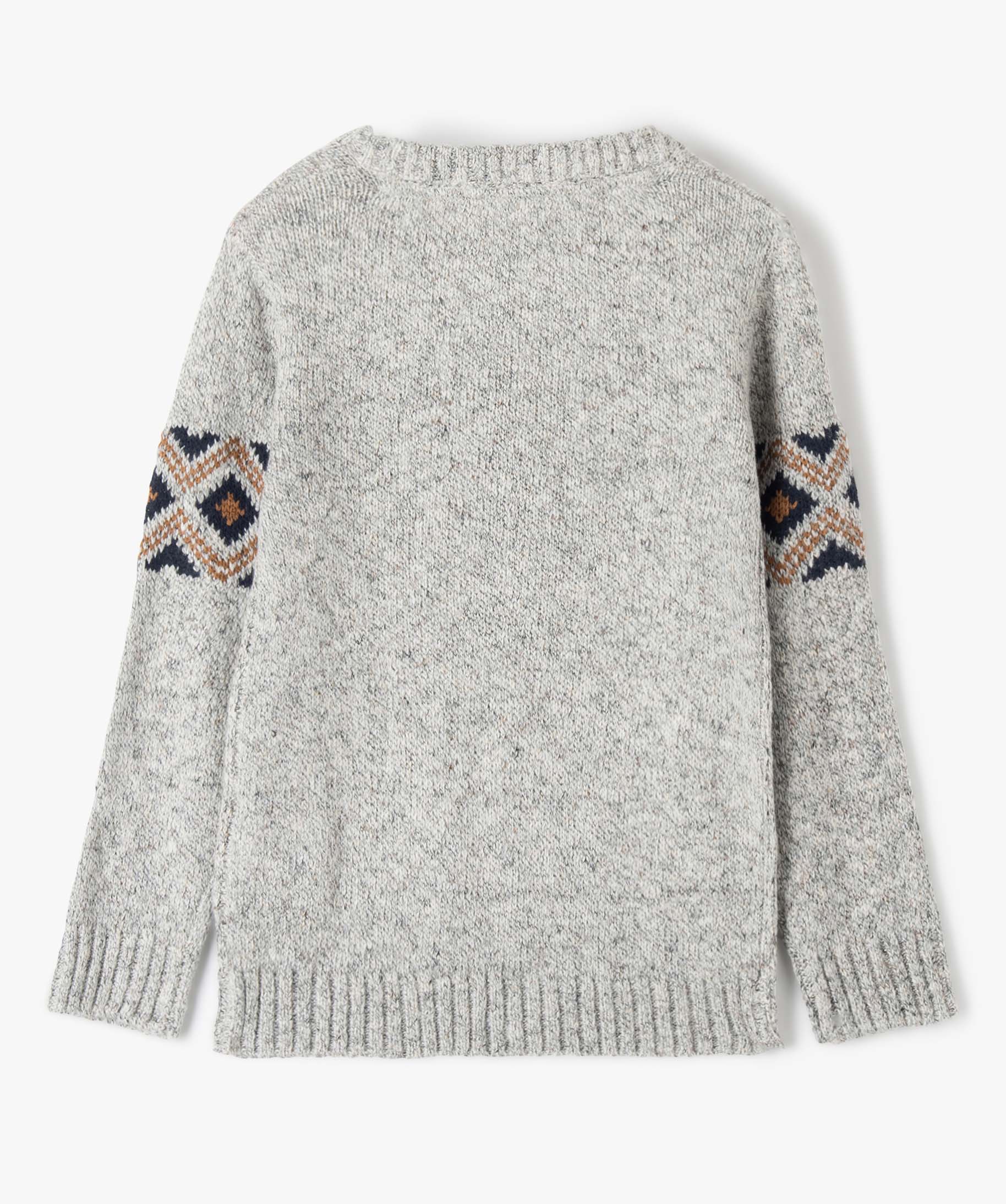 Pull Garçon jacquard motif ours ecru | GEMO