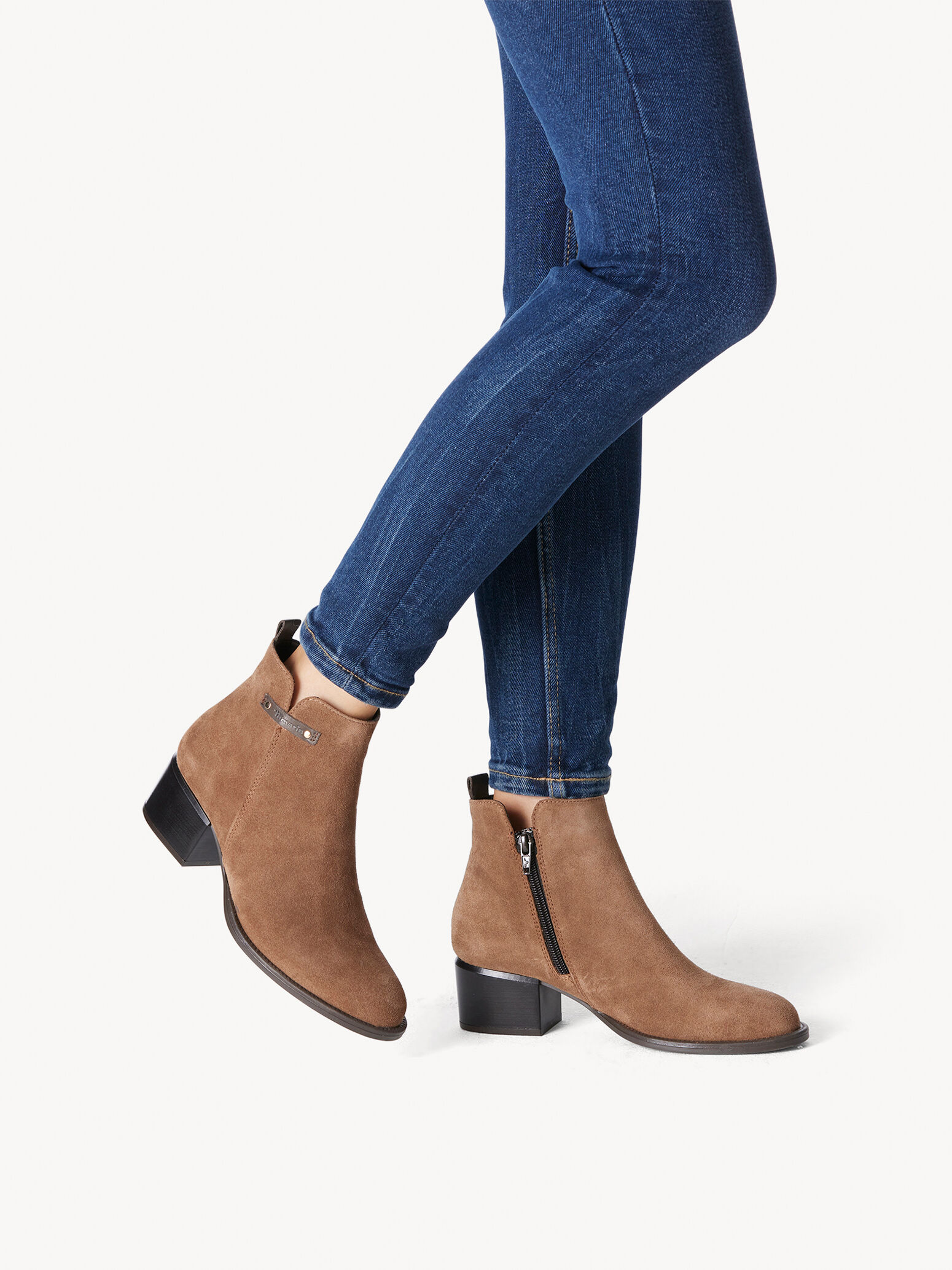 Bottes de cow-boy en cuir - marron
