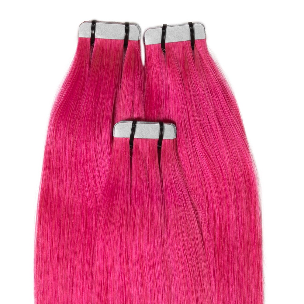 hair2heart Extensions adhésives Premium cheveux naturels #rose extensions