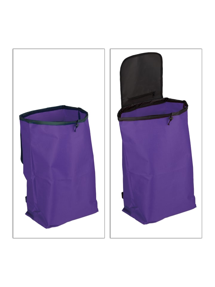 relaxdays Einkaufstrolley in Lila günstig kaufen onesize