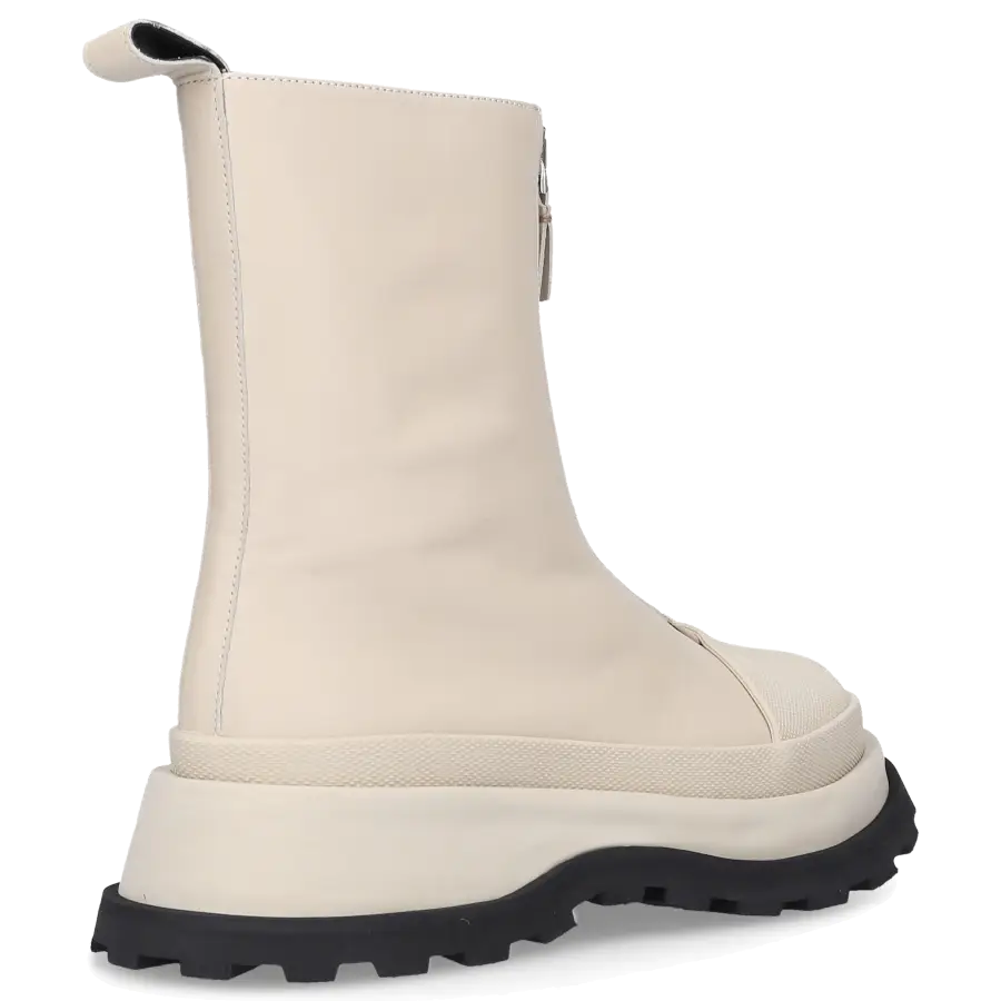 Jil Sander - Stiefeletten JS37071A Kalbsleder - weiß