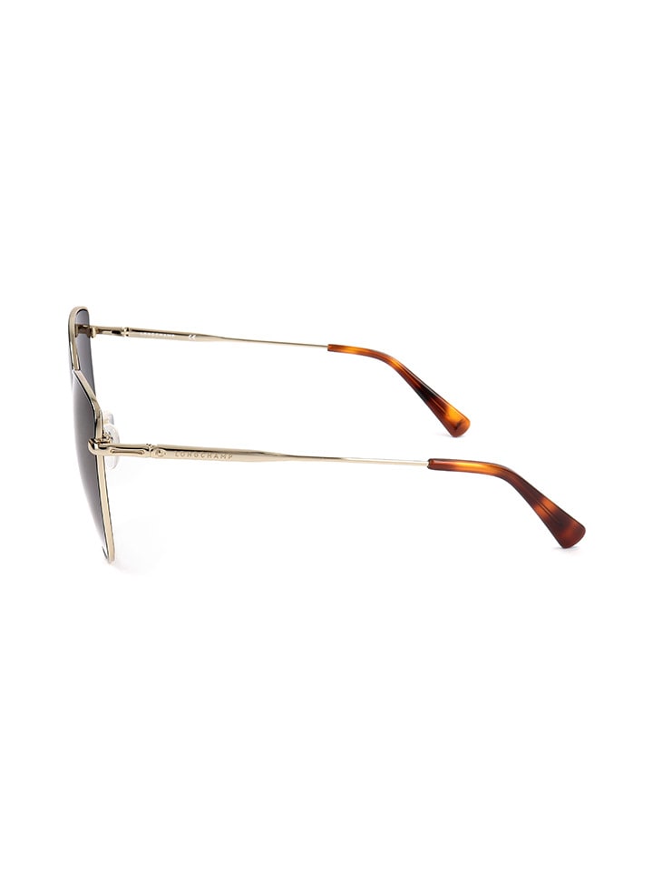 Longchamp Damen-Sonnenbrille in Dunkelblau-Gold günstig kaufen 60