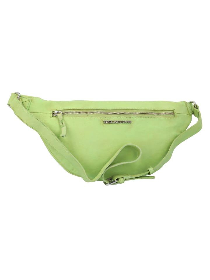TASCHENDIEB Kohlmarkt 107 Gürteltasche Leder 36 cm in green lime günstig kaufen onesize