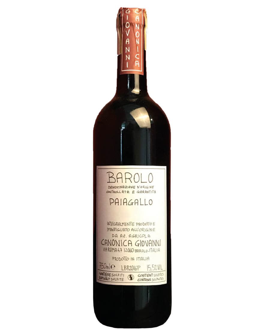 Barolo Paiagallo DOCG 2018 Giovanni Canonica 0,75 ℓ