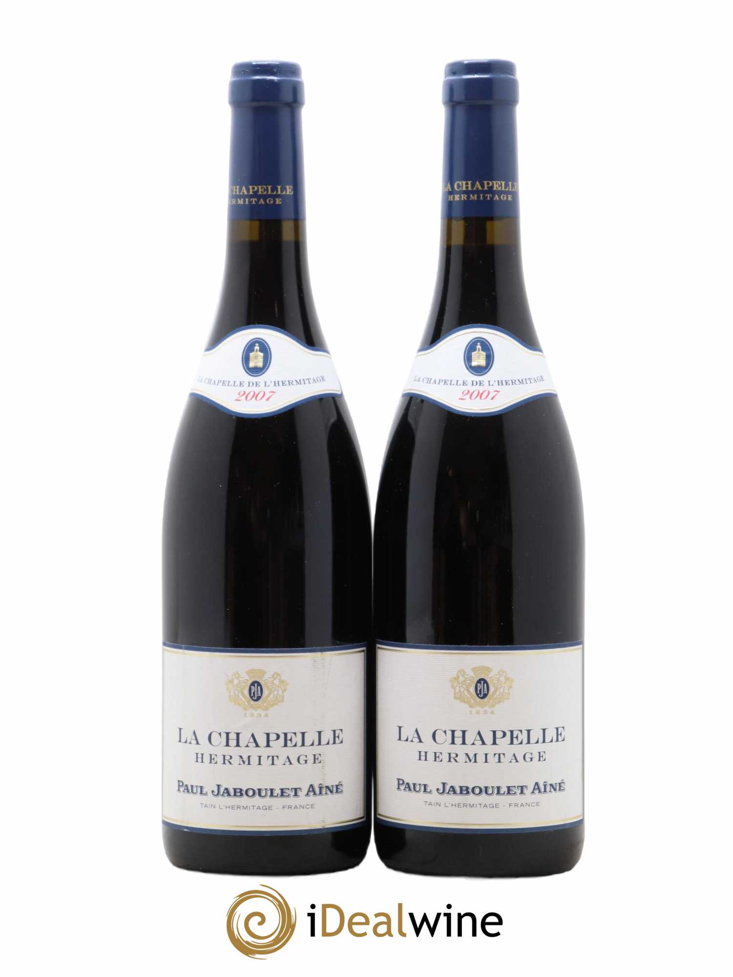 Hermitage La Chapelle Paul Jaboulet Ainé  2007 - Lot de 2 Bouteilles