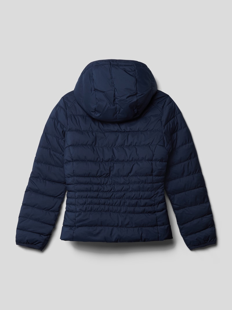 Steppjacke mit Kapuze Modell 'TERSA' in marineblau