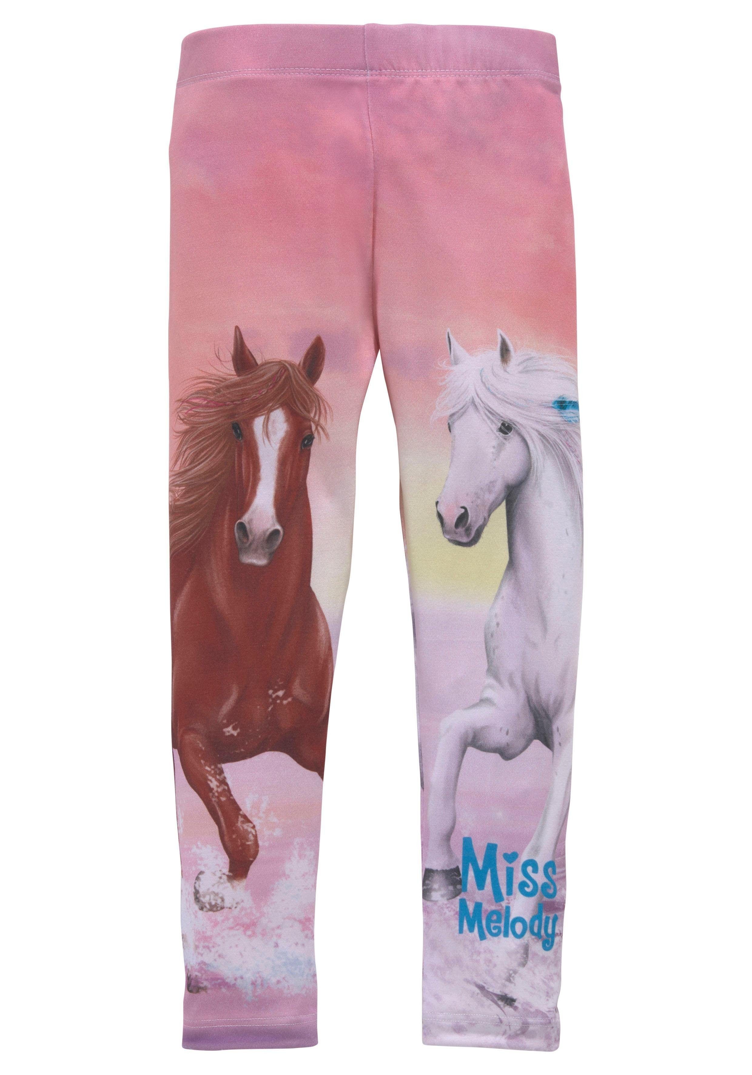 Miss Melody Leggings mit schönem Pferdemotiv