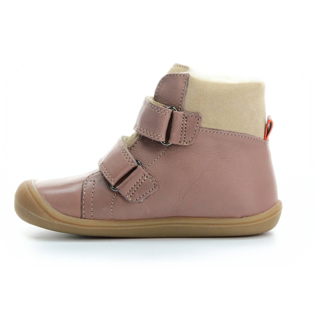 Koel4kids Brandon Tex Wool Old Pink 06T001.102-600 mit Wolle gefütterte Winterbarfußschuhe